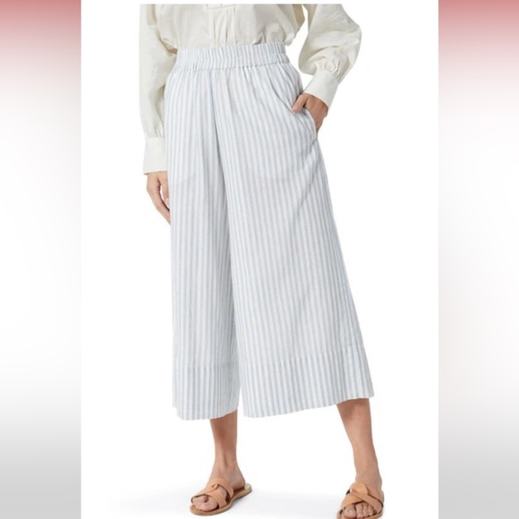 JOIE Hollis striped cotton culottes - Picture 2 of 7
